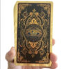Elegante juego de cartas de Tarot con impresión dorada Elegante juego de cartas de Tarot con impresión dorada