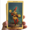 Elegante juego de cartas de Tarot con impresión dorada Elegante juego de cartas de Tarot con impresión dorada
